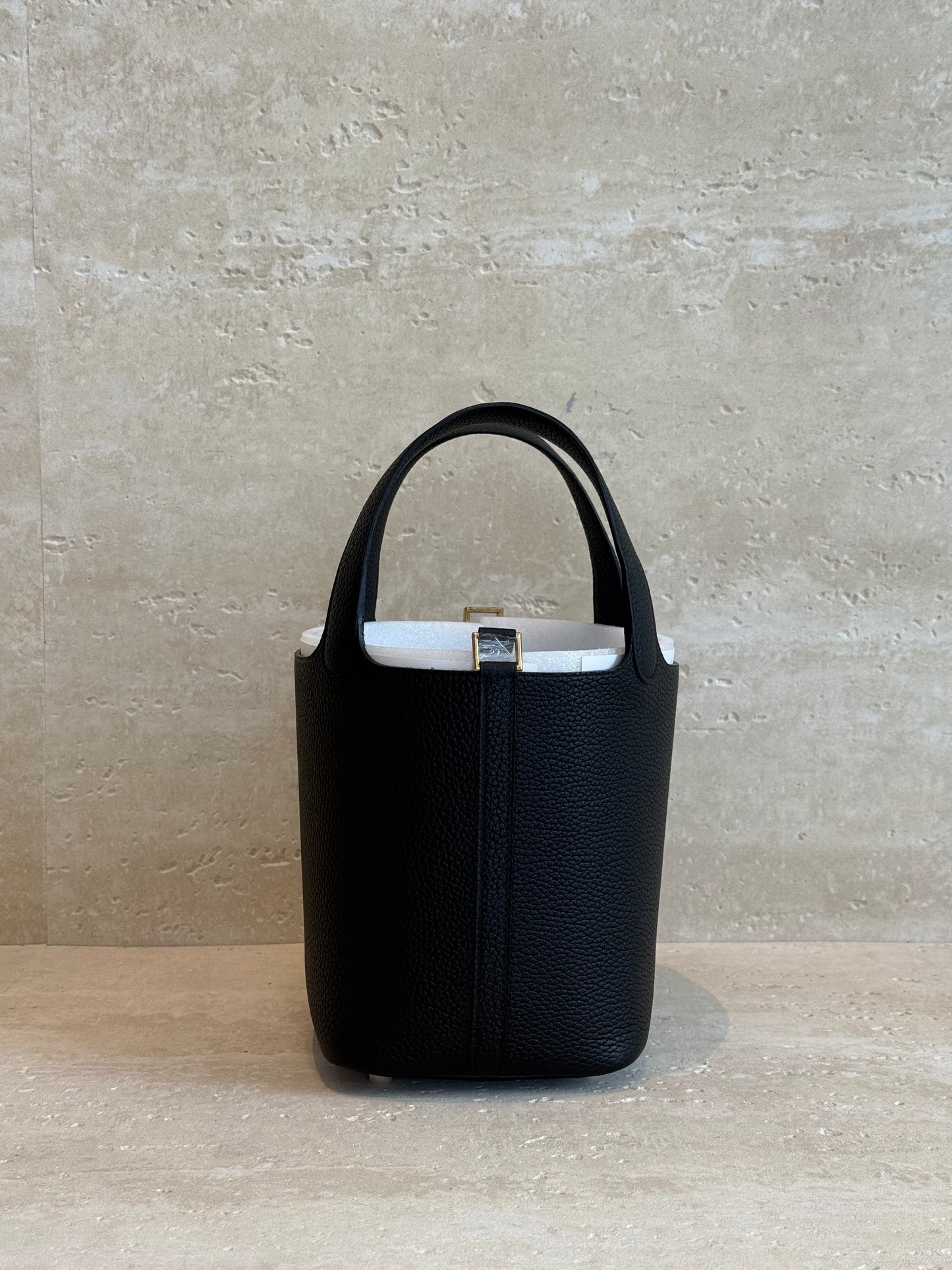 Hermès Picotin 18 — Black Gold