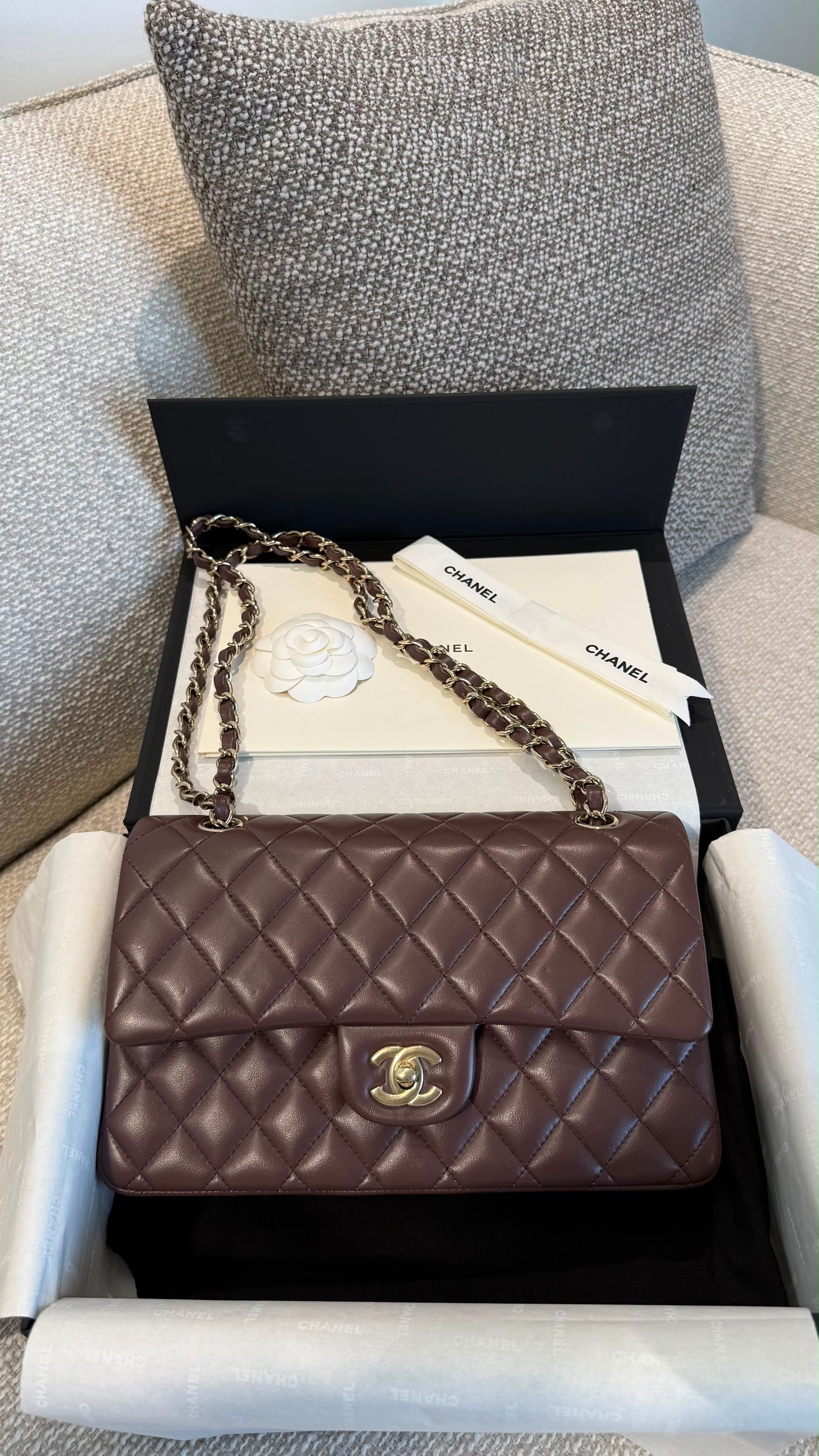 Double flap bag medium