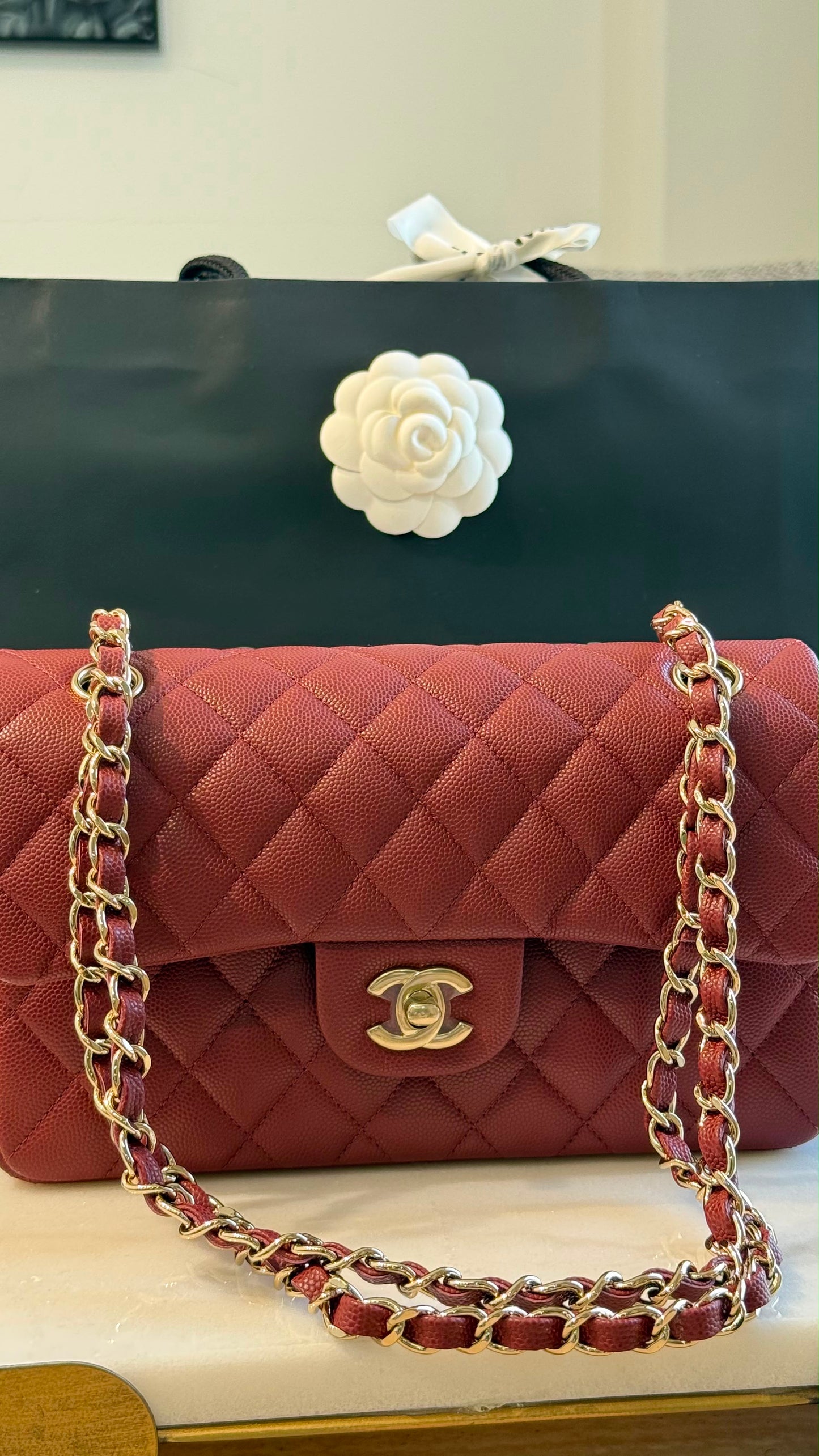 Double flap bag Small