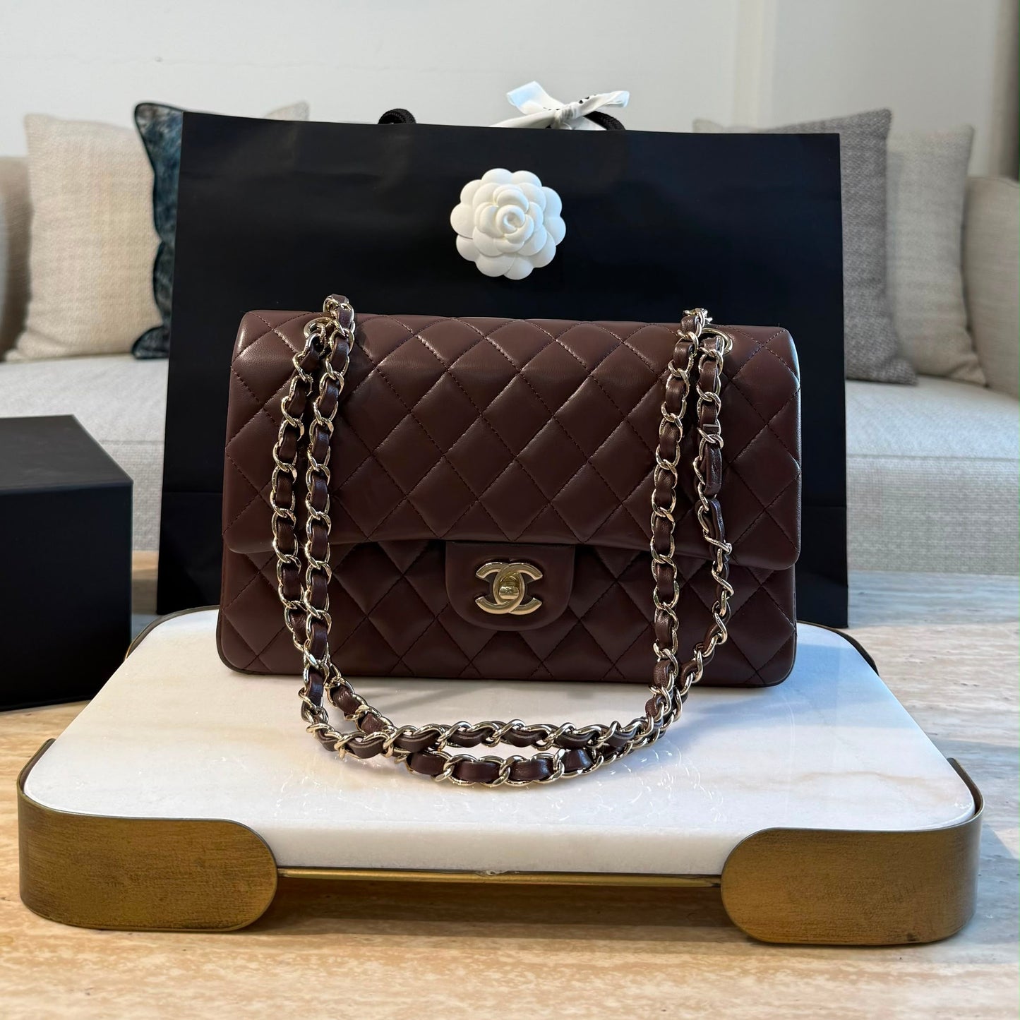 Double flap bag medium