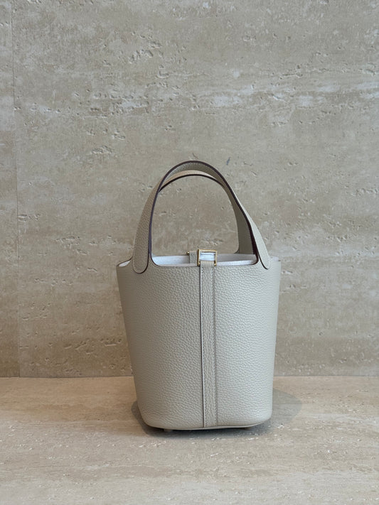 Hermès Picotin 18 — Off-White