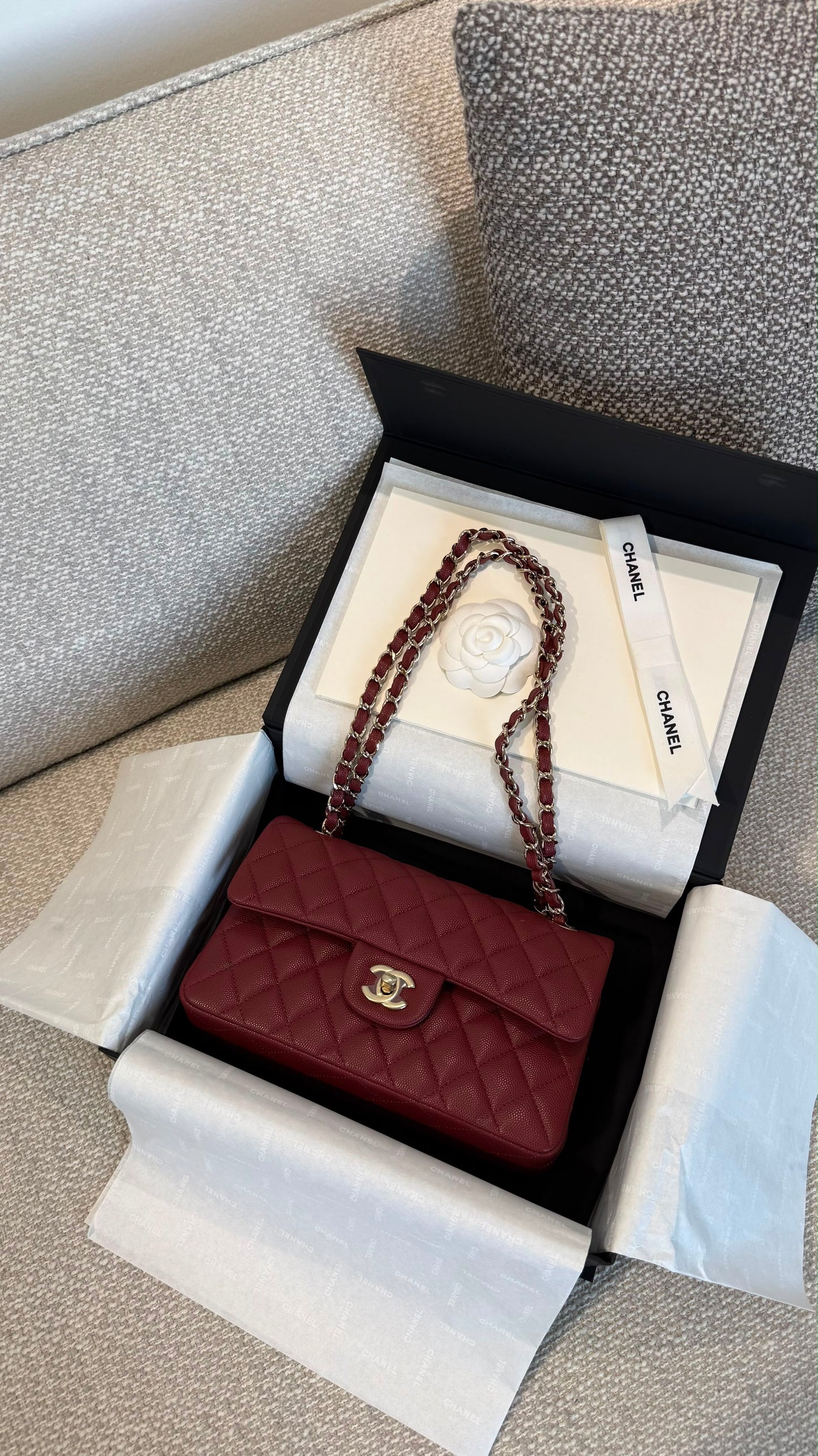 Double flap bag Small