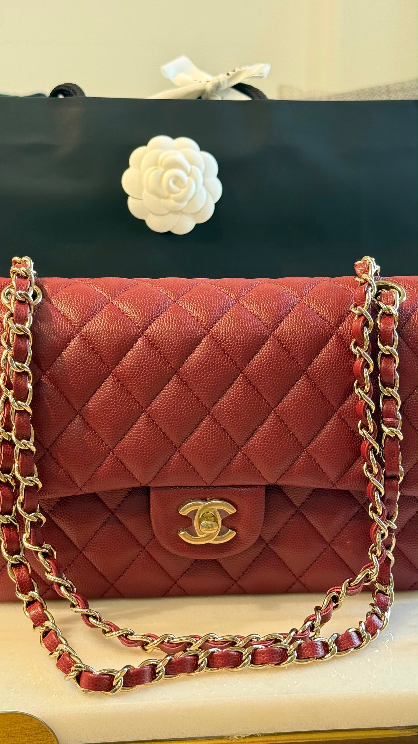 Double flap bag medium