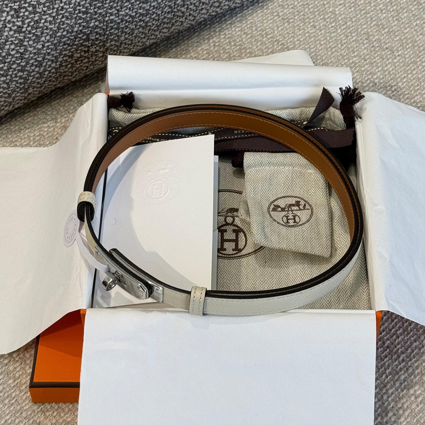 HMS-belt silver