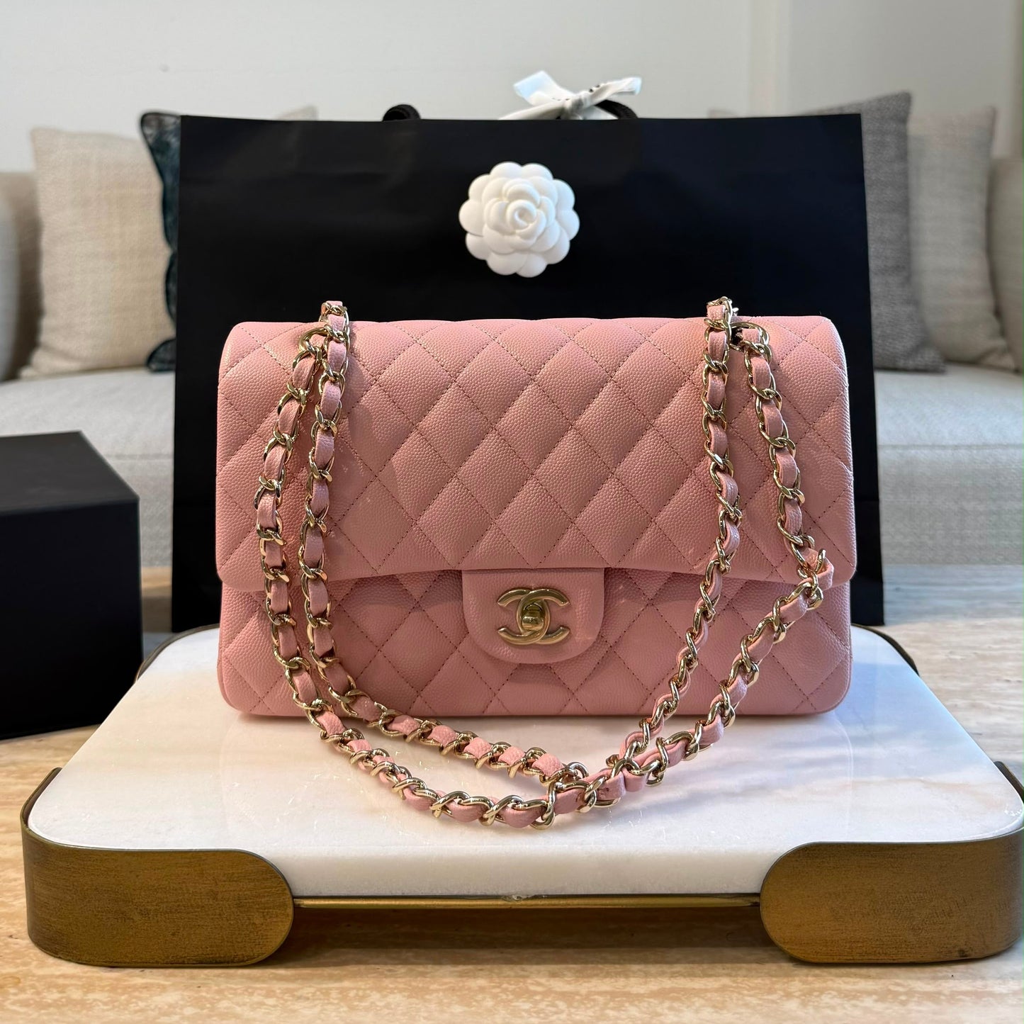 Double flap bag medium