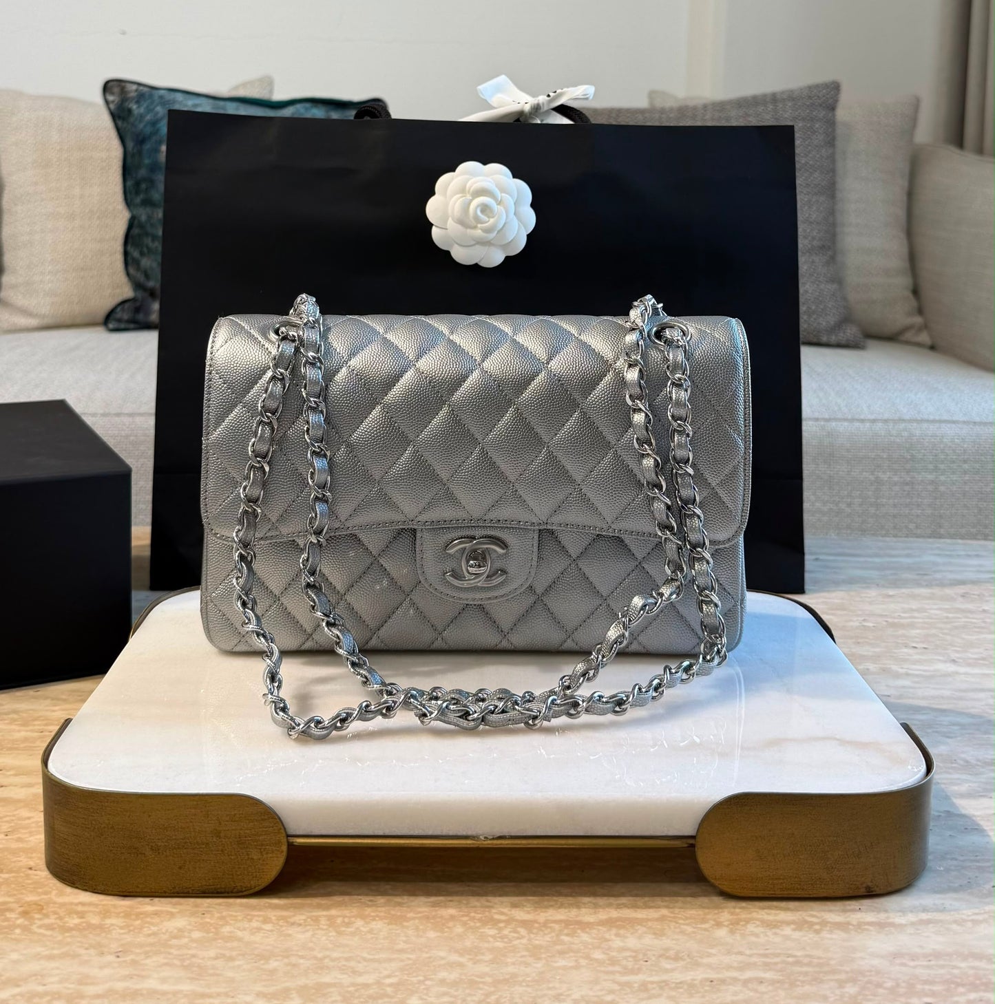 Double flap bag medium