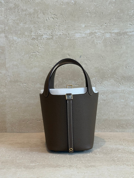 Hermès Picotin 18 — Gray
