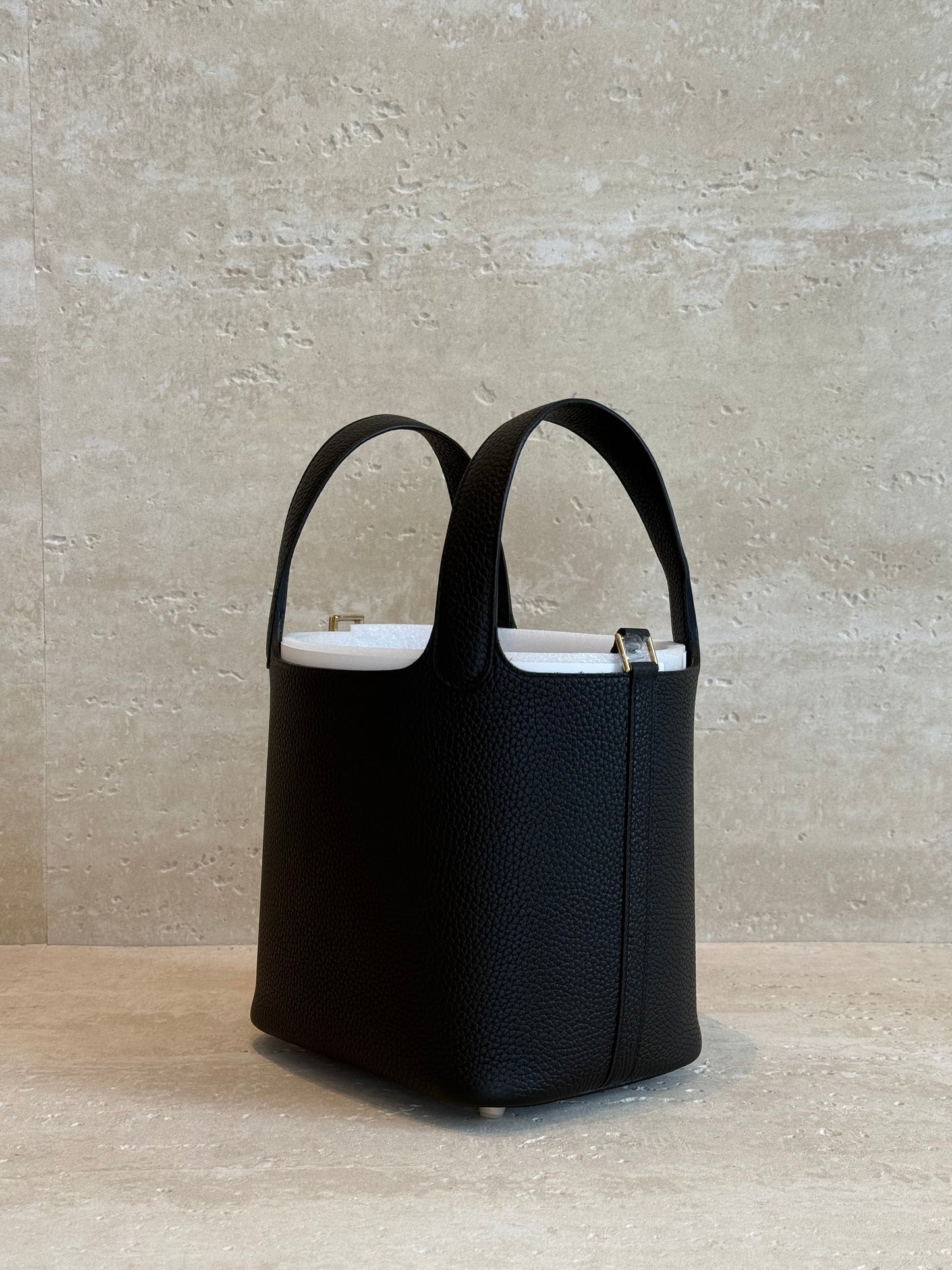 Hermès Picotin 18 — Black Gold