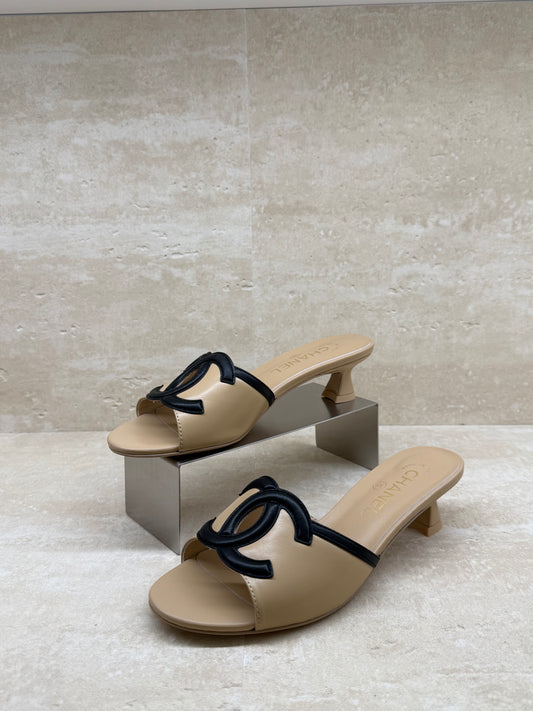 Coco Heel — Beige
