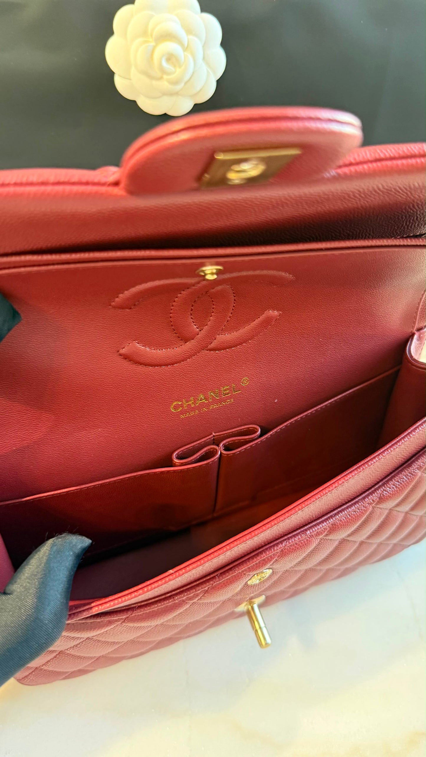 Double flap bag medium