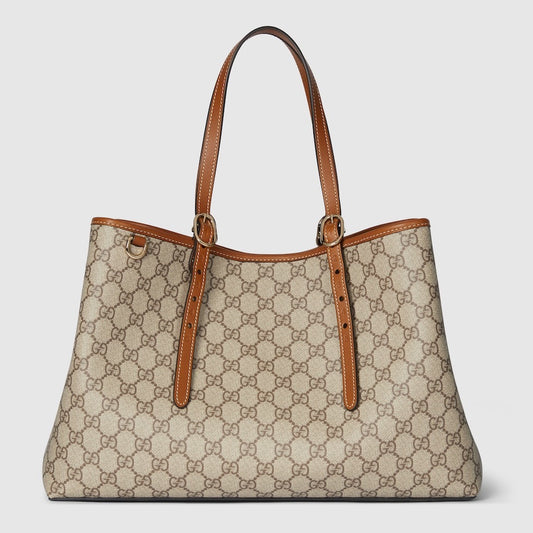 GG Emblem large tote bag