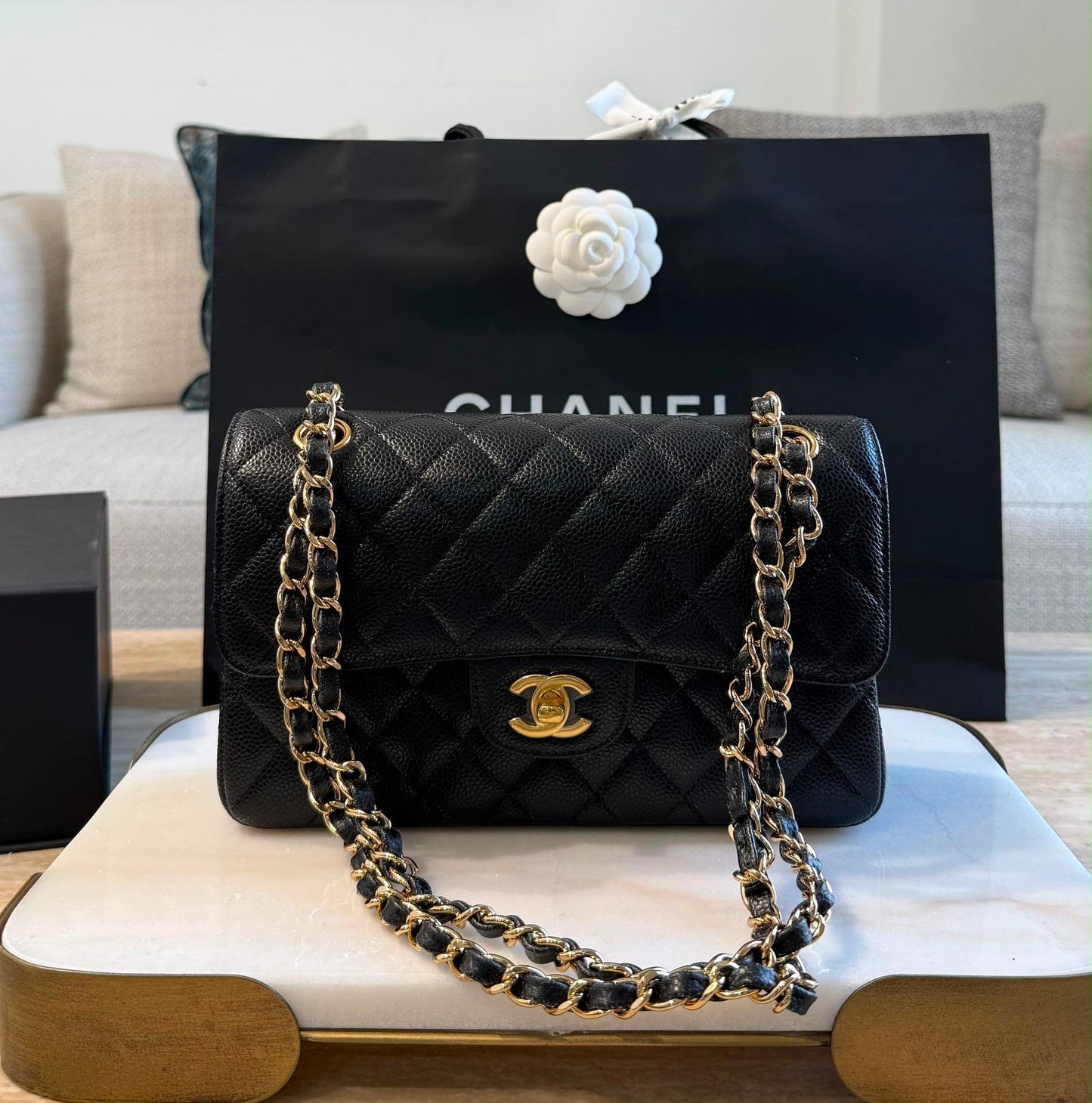 Double flap bag Small