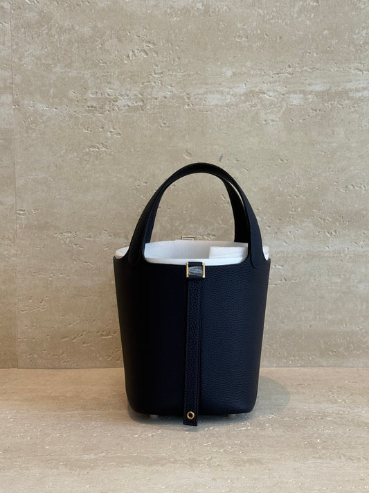 Hermès Picotin 18 — Navy Blue