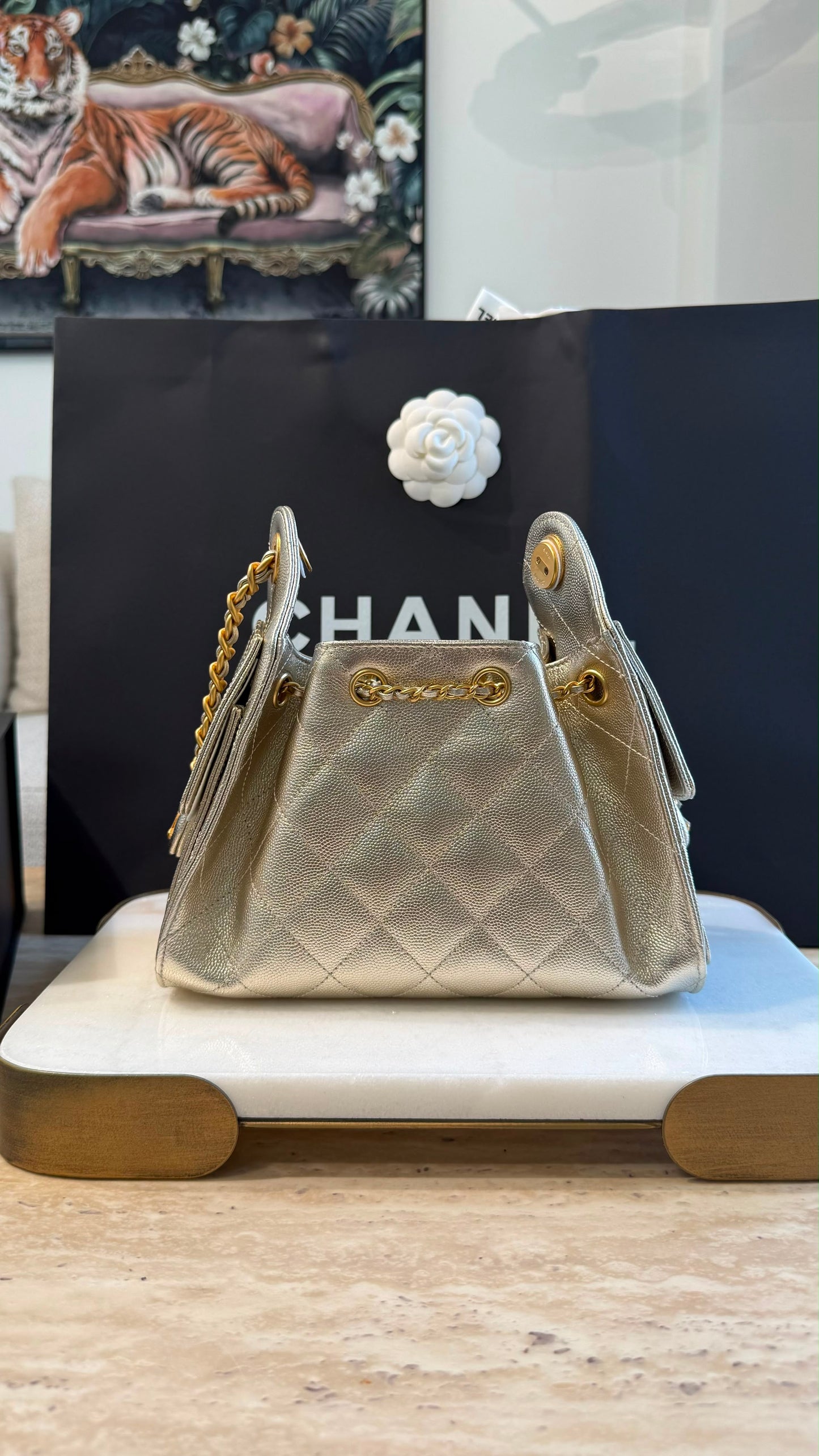 Chanel 25 mini handbag